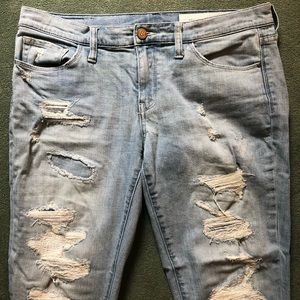 Treasure & Bond Distressed Boyfriend Jeans